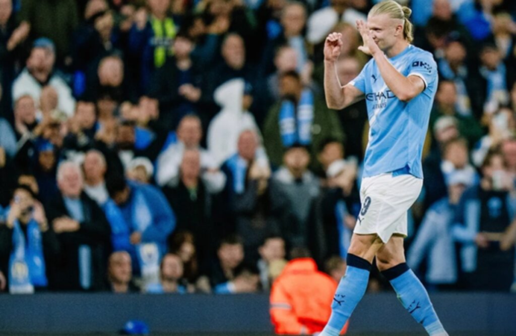 Manchester City vs Napoli Haaland Pecahkan Rekor 50 Gol Liga Champions, City Tundukkan Napoli 2-0