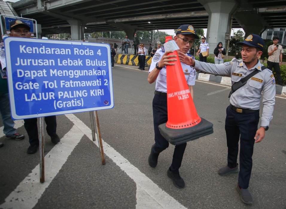 Pembukaan Gerbang Tol Fatmawati Gratis Dilanjutkan Hingga Oktober
