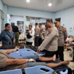 Kapolres Brebes Cek Lokasi Robohnya Teras Kantor Pemda, Selidiki Penyebabnya