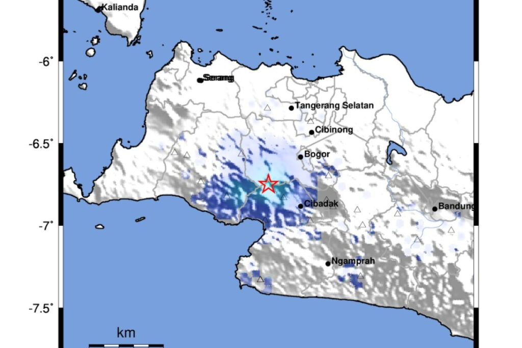 BMKG Catat 60 Kali Gempa Susulan Guncang Sukabumi selama Satu Pekan