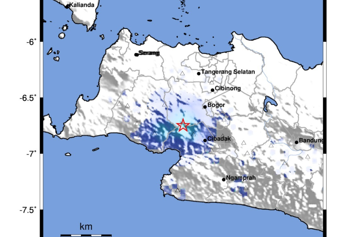 BMKG Catat 60 Kali Gempa Susulan Guncang Sukabumi selama Satu Pekan