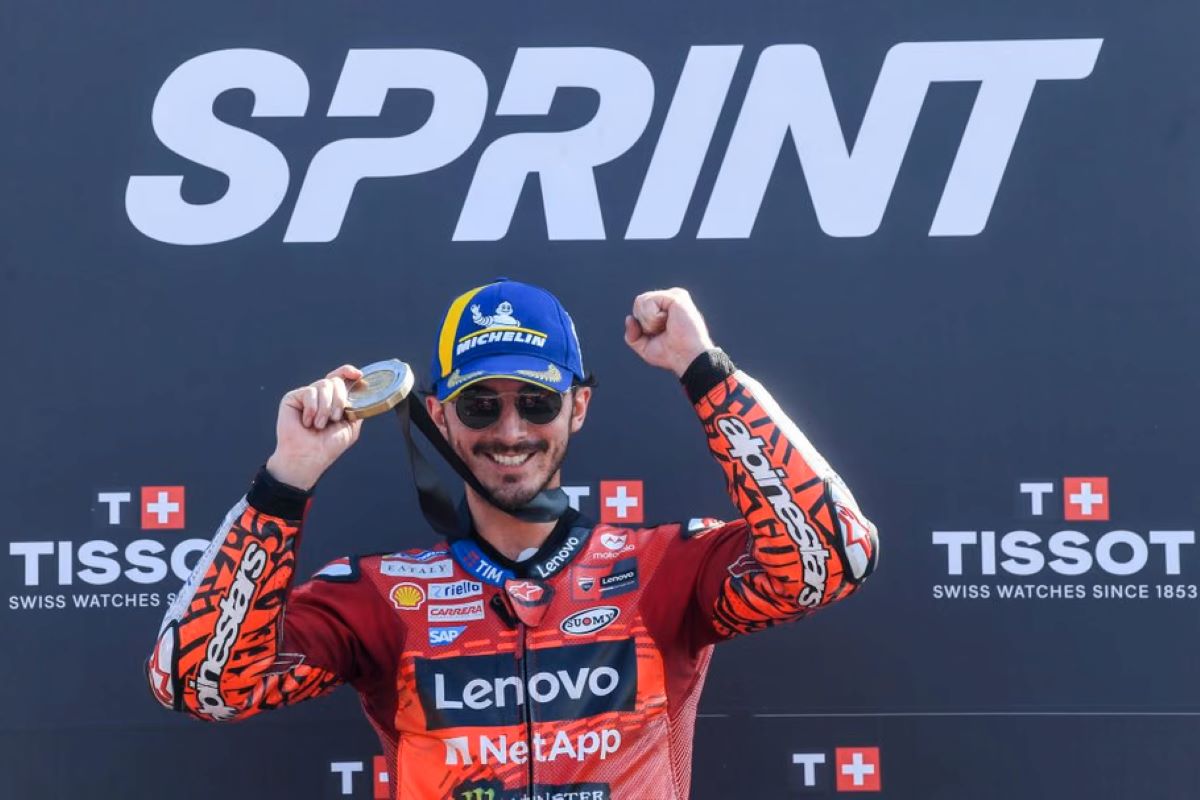 Hasil Sprint Race GP Jepang Bagnaia Menang, Marquez Siap Juara Dunia