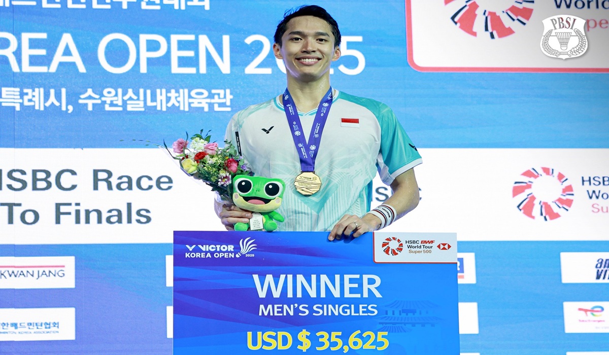 Jonatan Christie Bertekad Tingkatkan Peringkat Usai Juarai Korea Terbuka