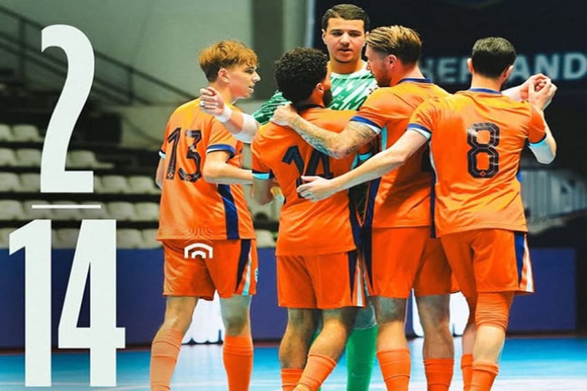 Belanda Hajar Tanzania 14-2 di AQUA Futsal Four Nations Cup 2025