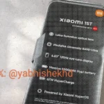 Bocoran Resmi Xiaomi 15T: Chipset Dimensity 8400-Ultra dan Layar Lebar