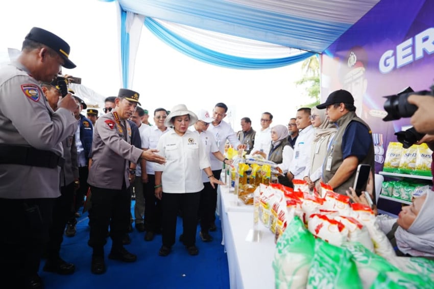 Kapolri dan Ketua Komisi IV DPR Hadiri Panen Raya di OKU Timur