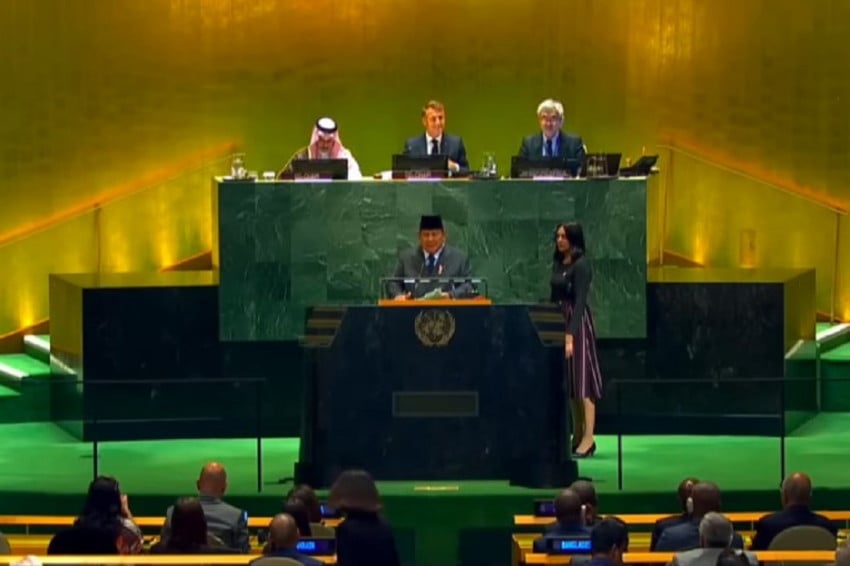 Kemlu Ungkap Alasan Mikrofon Prabowo Mati saat Bicara Palestina di PBB