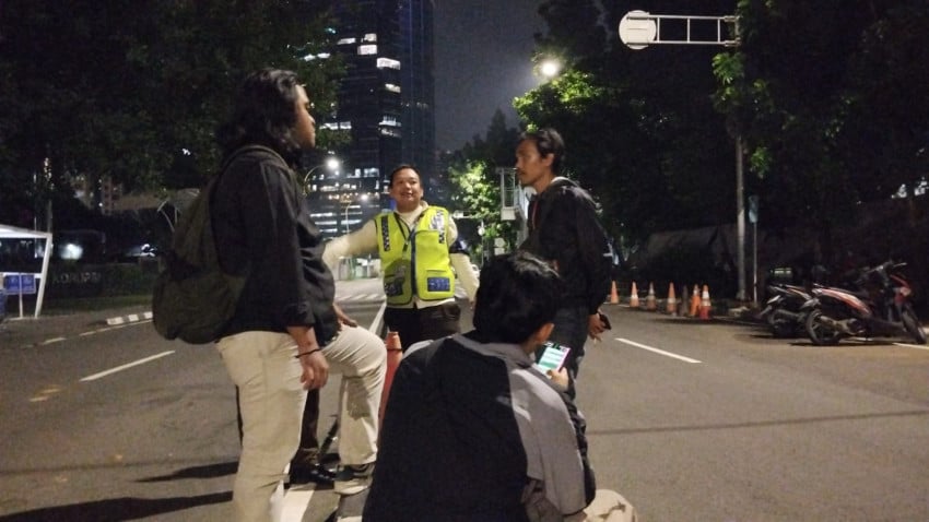 Motor Reporter iNews Media Group Hilang di Depan Gedung KPK