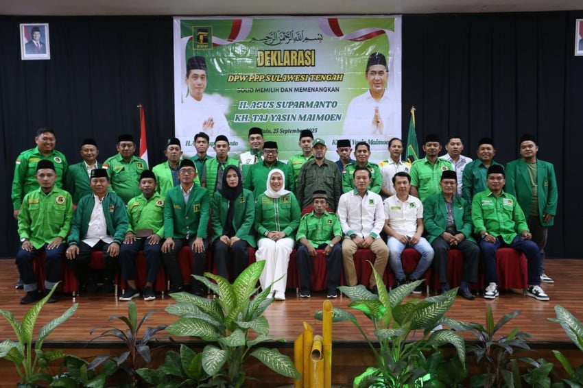PPP Sulawesi Tengah Solid Sapu Bersih Dukung Agus Suparmanto