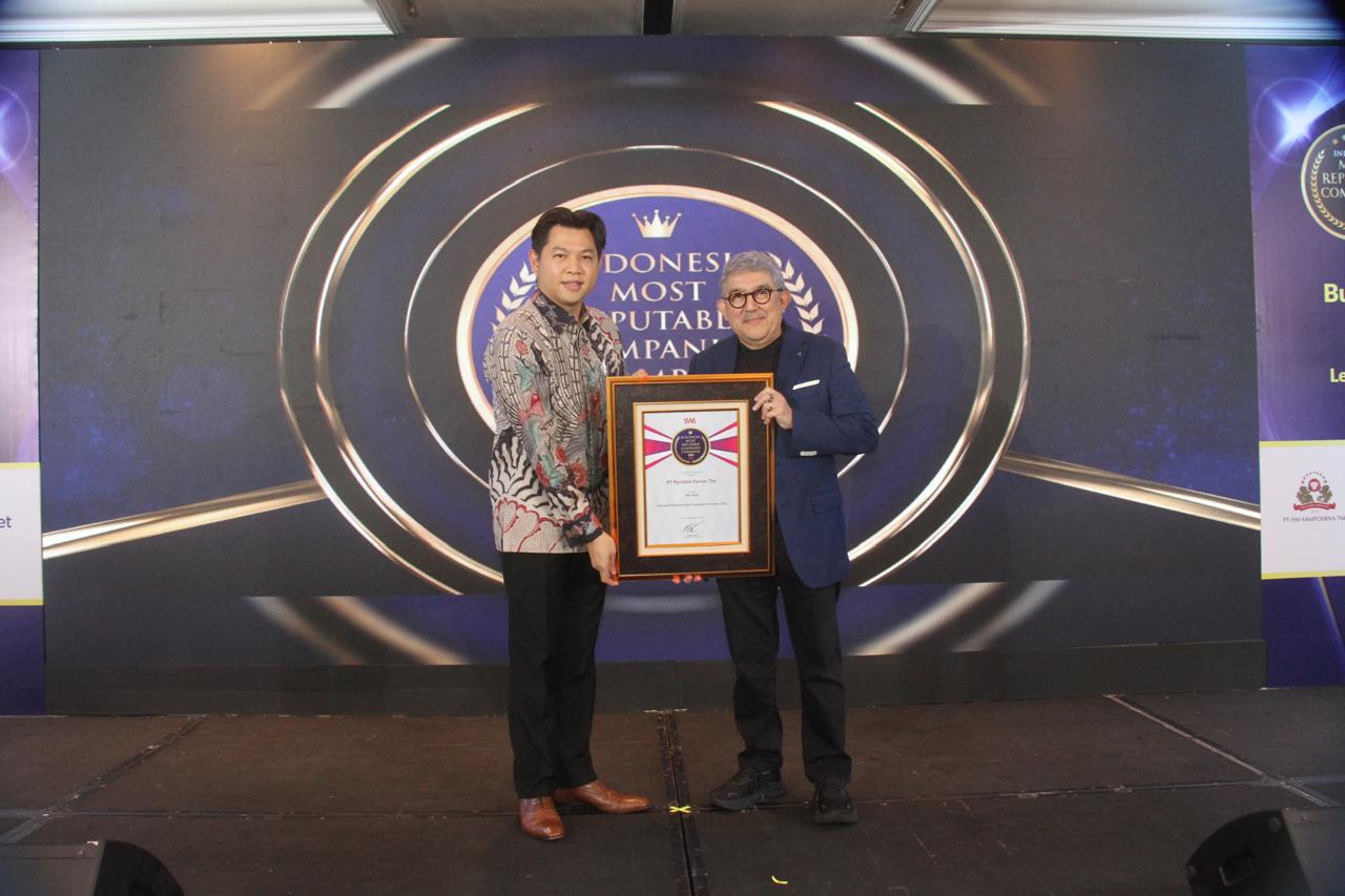 PYFA Raih Penghargaan Indonesia Most Reputable Company Champion 2025