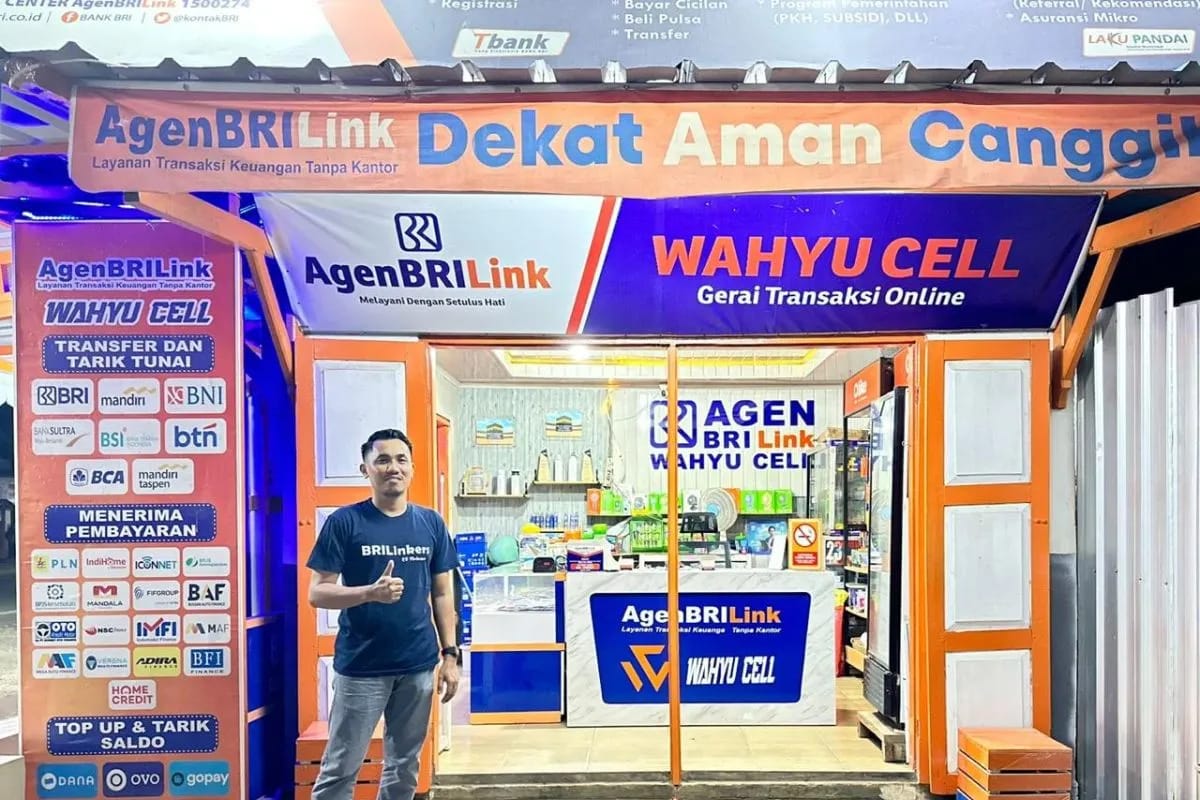 BRI Catat Transaksi Rp1.145,22 Triliun Melalui 1 Juta AgenBRILink