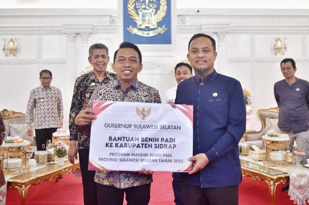 Sulsel Genjot Lumbung Pangan Nasional, Gubernur Gelontorkan Rp17 Miliar dan Bantuan Benih untuk Sidrap-Soppeng