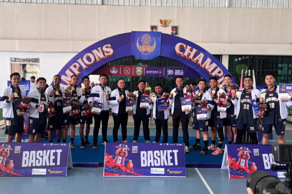 Tampil Digdaya, Tim Basket Kemenimipas Pastikan Gelar Juara PORNAS KORPRI 2025