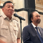 Surya Paloh Sebut Dapat Banyak Vitamin dari Menhan Sjafrie