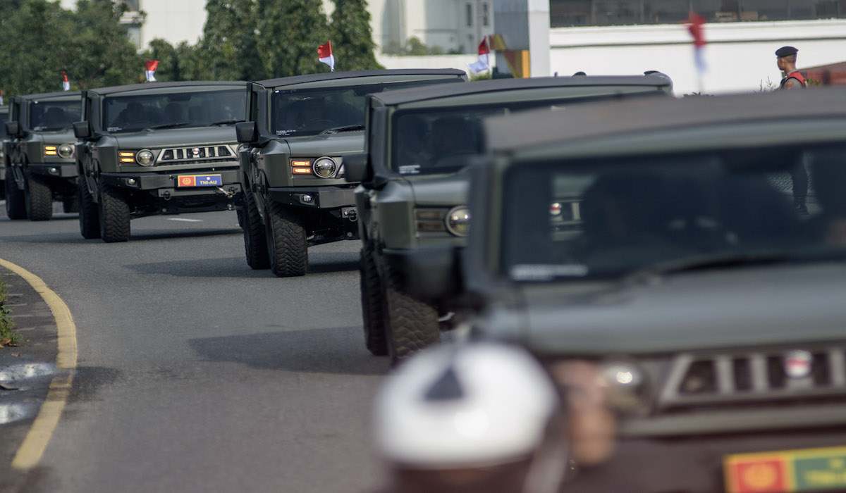 Prabowo Minta Pejabat Gunakan Pindad Maung sebagai Mobil Dinas