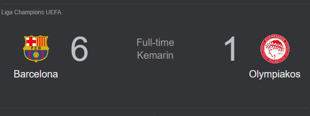 Hattrick dan Brace Warnai Laga Barcelona vs Olympiakos 6-1, Catatan Rekor Gol Terbaik Kedua Barça di Liga Champions