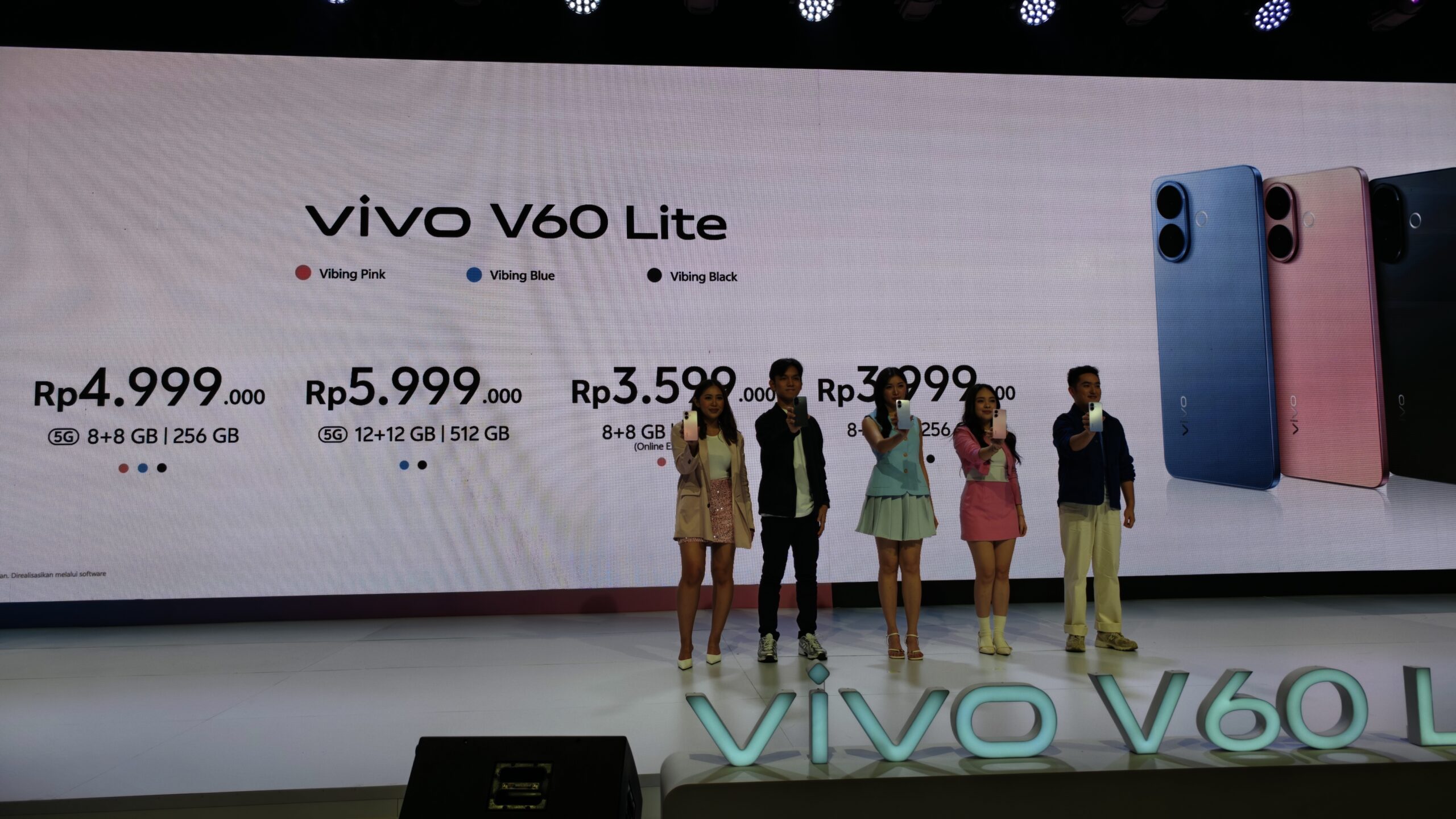 Vivo V60 Lite Resmi Meluncur, Diperkuat Baterai Raksasa dan AI Canggih untuk Gen Z