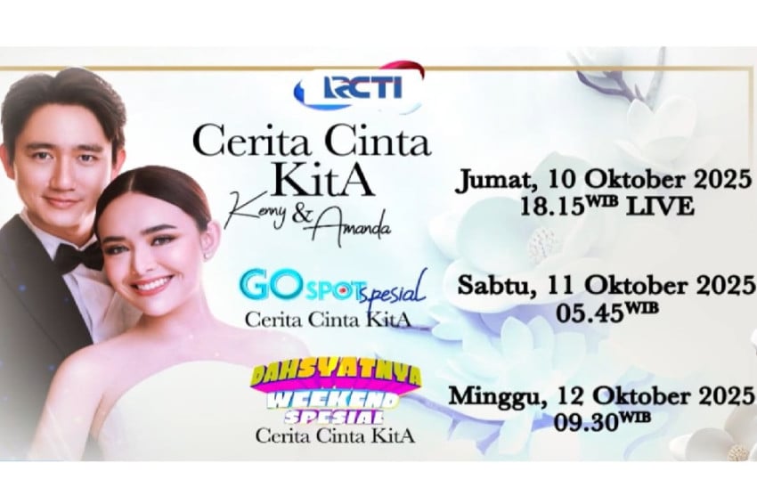 Cinta Kenny Austin & Amanda Manopo Disiarkan LIVE di RCTI