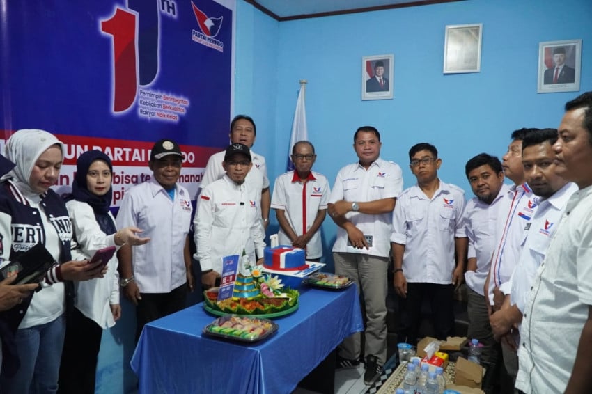 Hangat dan Guyub, Perayaan HUT ke-11 Partai Perindo Digelar DPW Sulteng