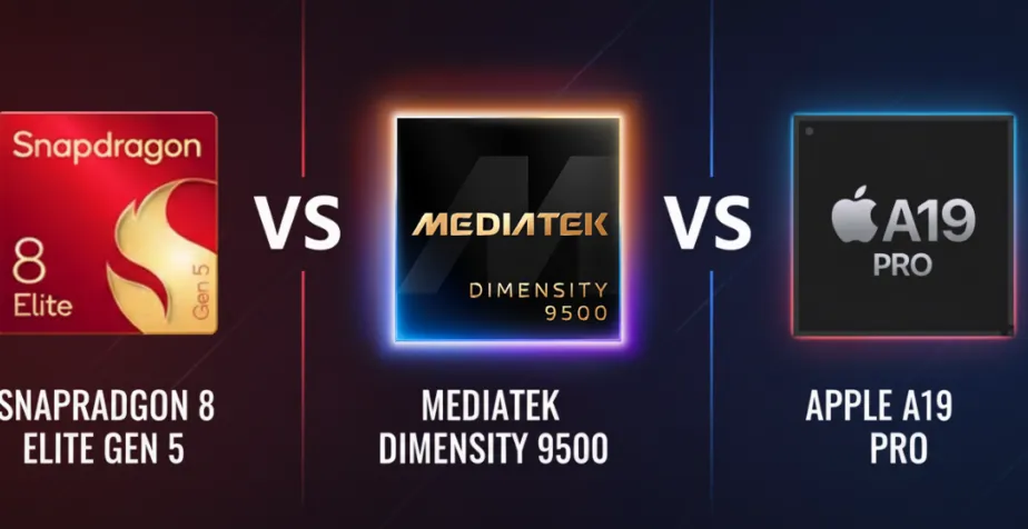 Pertarungan Chipset Flagship: Snapdragon 8 Elite Gen 5 vs Dimensity 9500 vs Apple A19 Pro