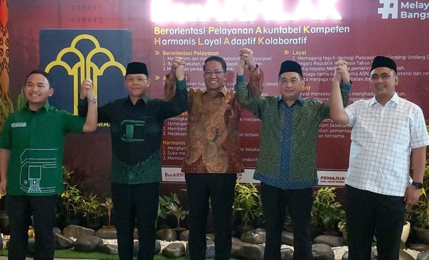 Mardiono Ketum, Agus Suparmanto Waketum, dan Gus Yasin Sekjen