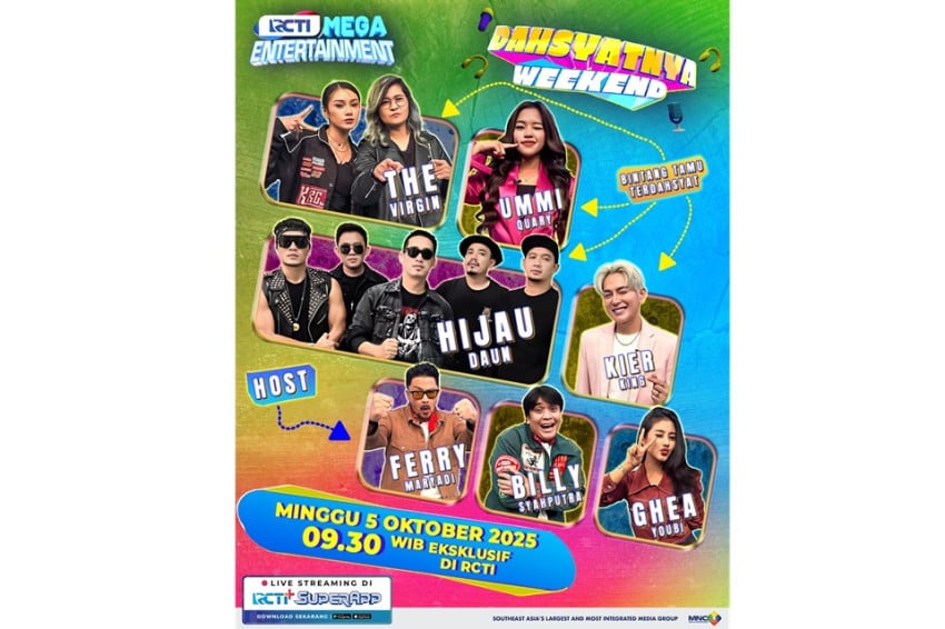 Nostalgia Bareng Band Hijau Daun dan The Virgin di Dahsyatnya Weekend