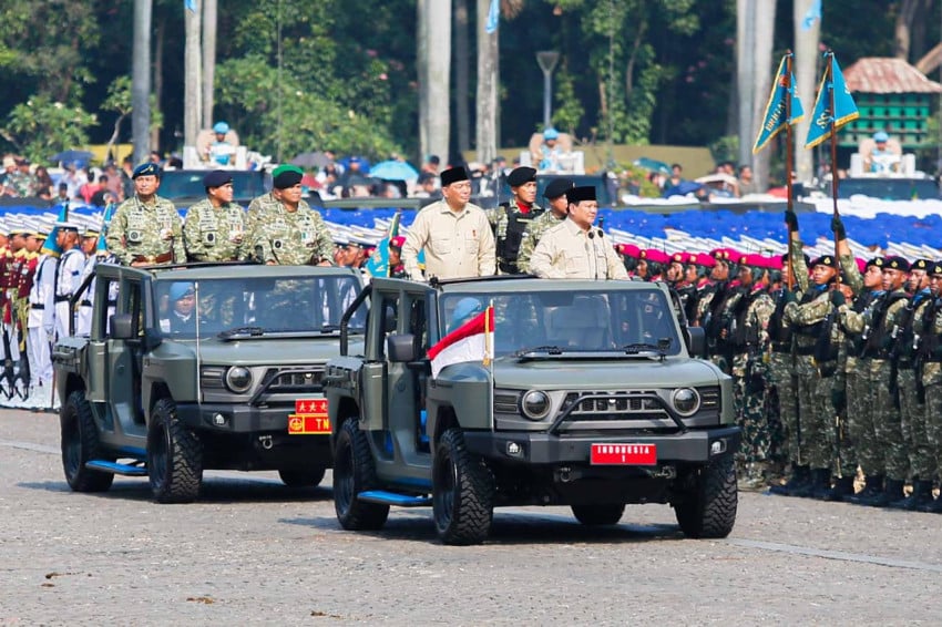Periksa Pasukan di HUT ke-80 TNI, Prabowo Berulang Kali Ucapkan Terima Kasih kepada Prajurit