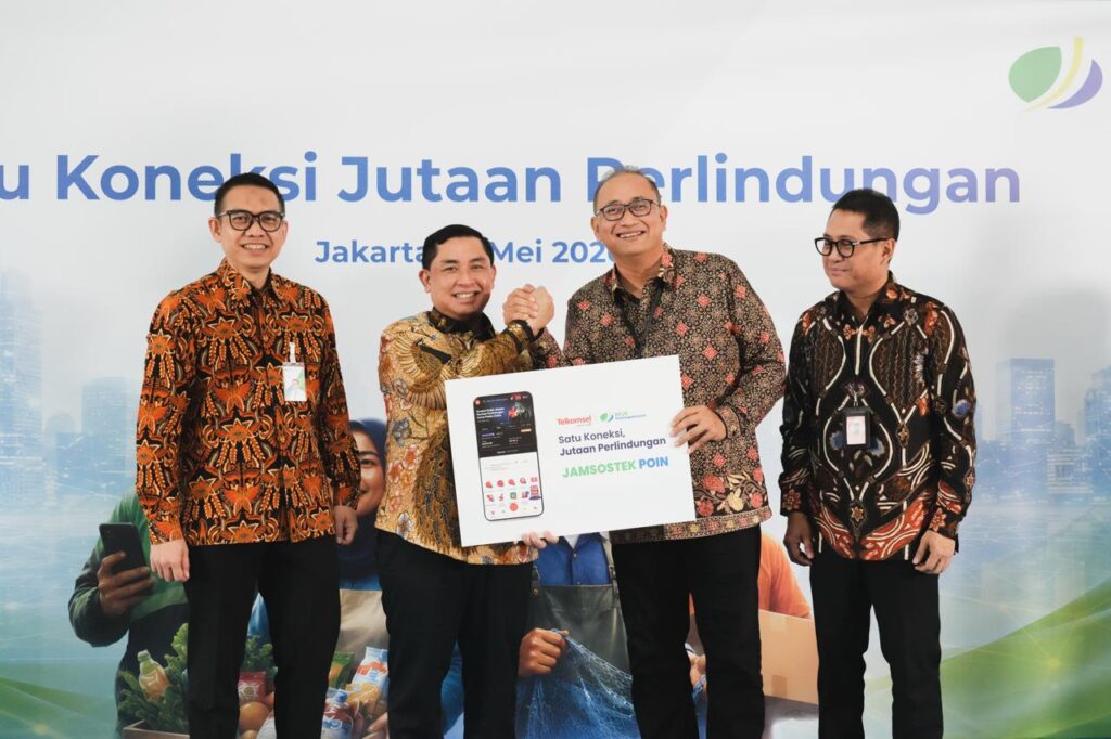 BPJS Ketenagakerjaan Gandeng Telkomsel Perkuat Coverage Pekerja Informal melalui Jamsostek Poin