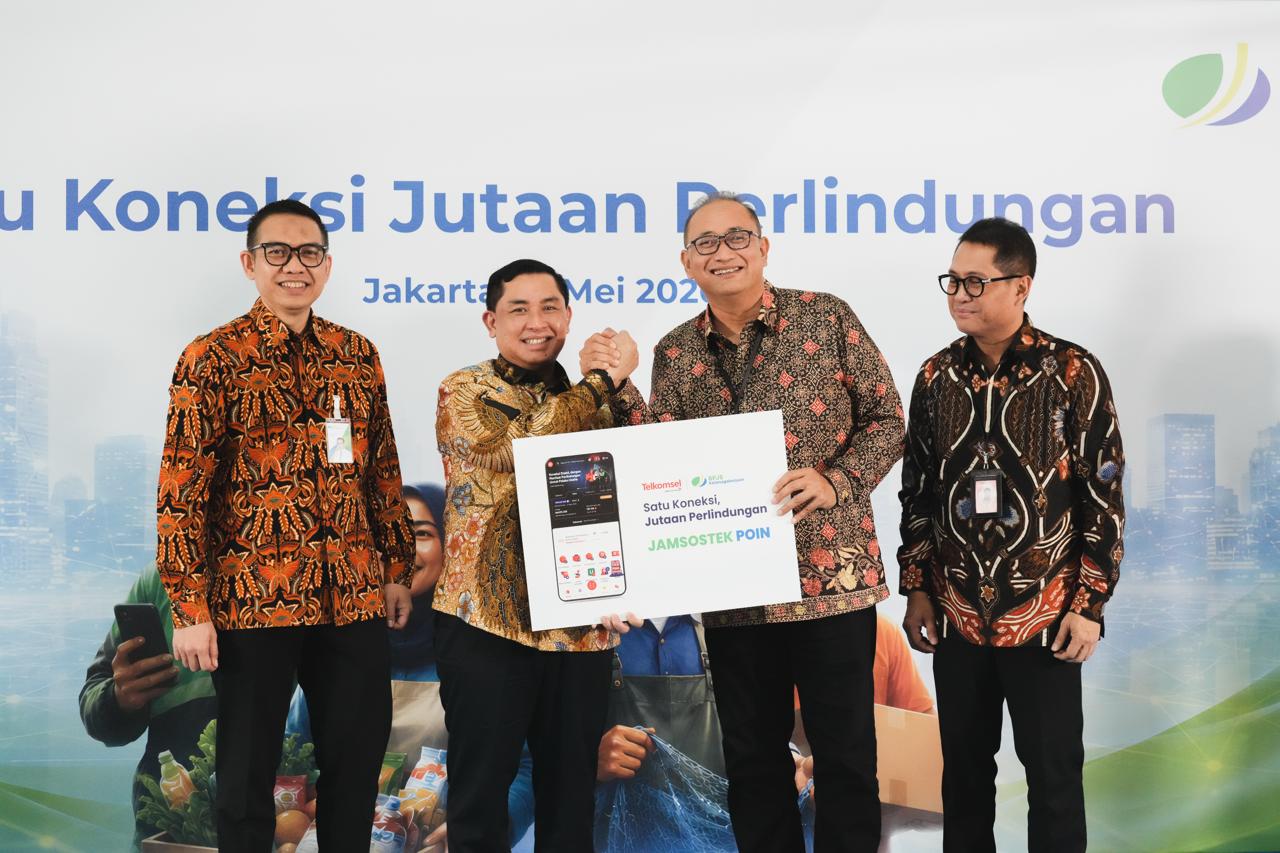 BPJS Ketenagakerjaan Gandeng Telkomsel Perkuat Coverage Pekerja Informal melalui Jamsostek Poin