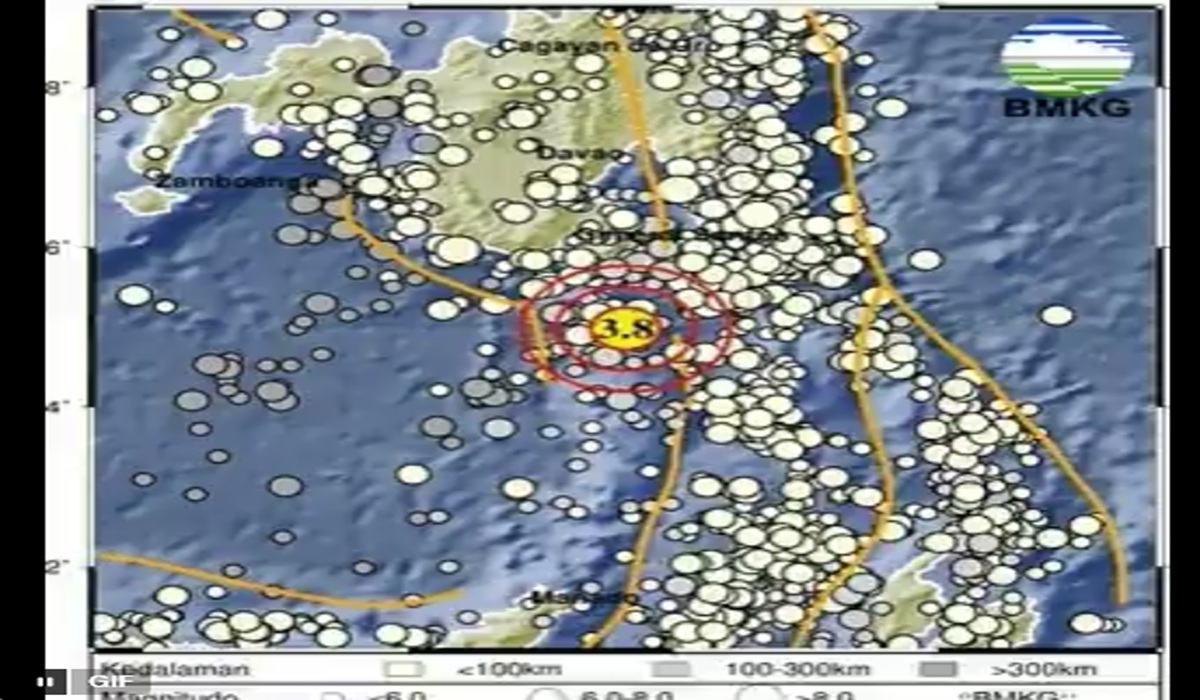 Kepulauan Sangihe Diguncang Puluhan Kali Gempa Senin Malam, Terbesar M 6,8