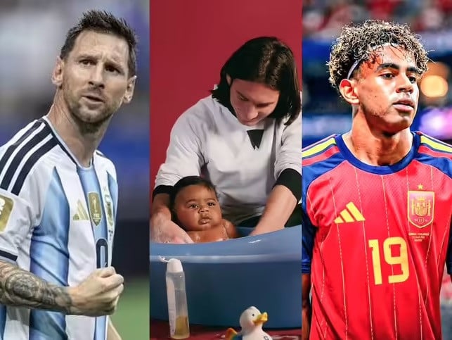 Lamine Yamal Masih Bayi saat Dimandikan Messi, Kini Bentrok di Final Piala Dunia 2026