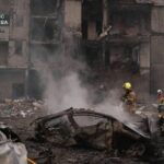 Rudal-rudal Rusia Hujani Ibu Kota Ukraina Jelang KTT NATO, 8 Orang Tewas