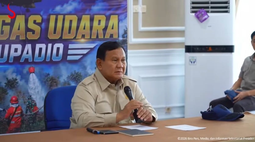 Prabowo Pimpin Rapat Karhutla di Kalbar, BNPB Laporkan Hasil Pemantauan Hotspot